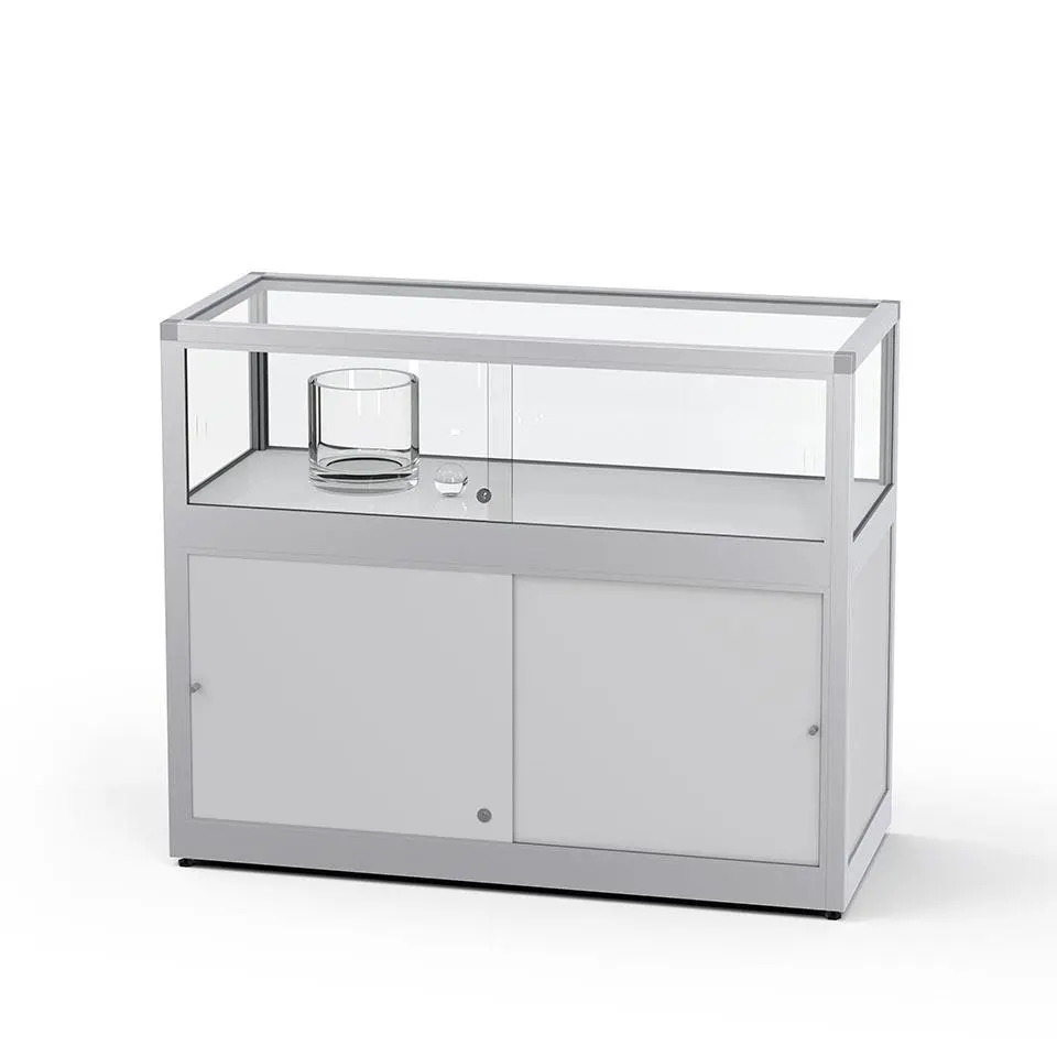 tischvitrine mit unterschrank